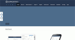 Desktop Screenshot of govgistics.com